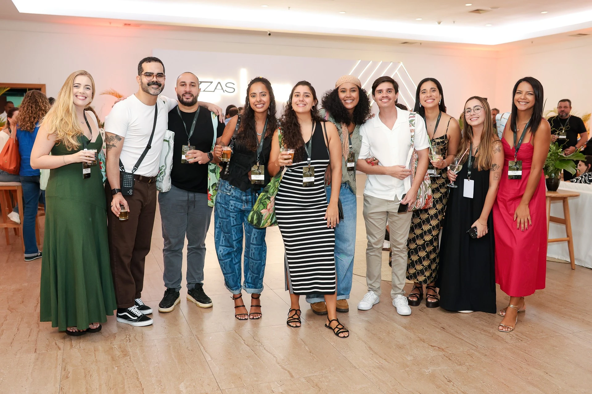 Vista geral do evento de encerramento da convenção